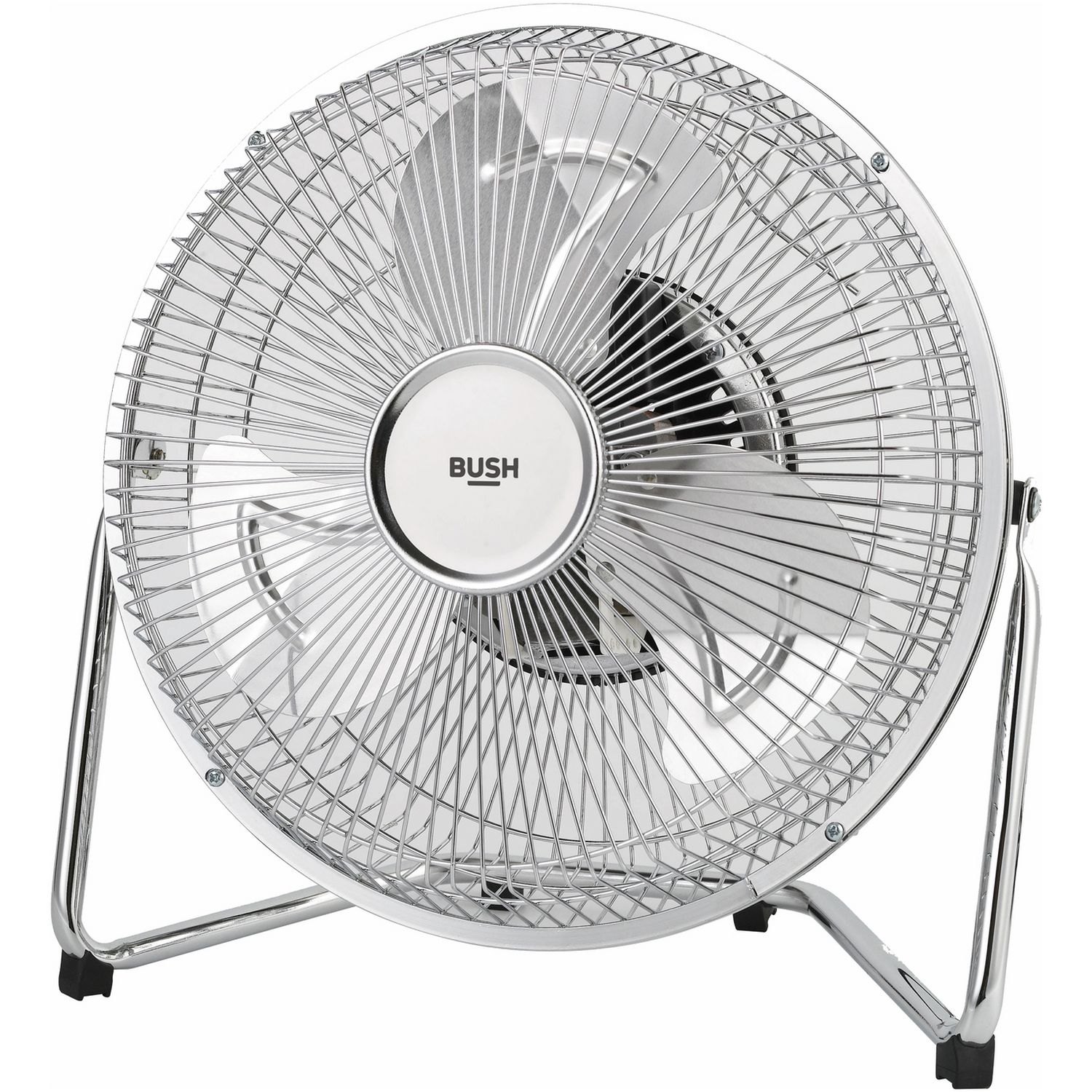 Bush 9 inch chrome desk fan, imported from the UK