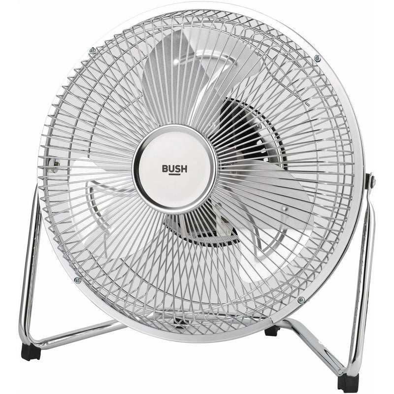 Bush 9 inch chrome desk fan, imported from the UK