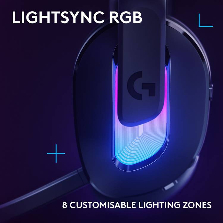 Logitech G522 wireless gaming headset black (British brand)