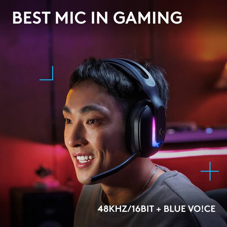 Logitech G522 wireless gaming headset black (British brand)