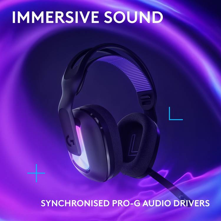 Logitech G522 wireless gaming headset black (British brand)