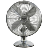 Bush chrome desk fan 12 inch, UK version