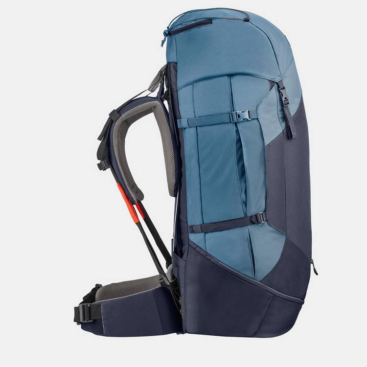 Decathlon Women's Trekking Backpack Mt100 Blue 60L - British product