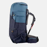 Decathlon Women's Trekking Backpack Mt100 Blue 60L - British product