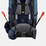 Decathlon Women's Trekking Backpack Mt100 Blue 60L - British product