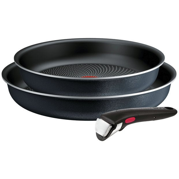 Tefal So Light 3-piece frying pan set with removable handle, UK version