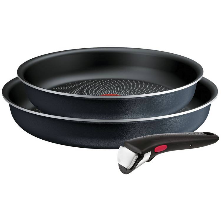 Tefal So Light 3-piece frying pan set with removable handle, UK version