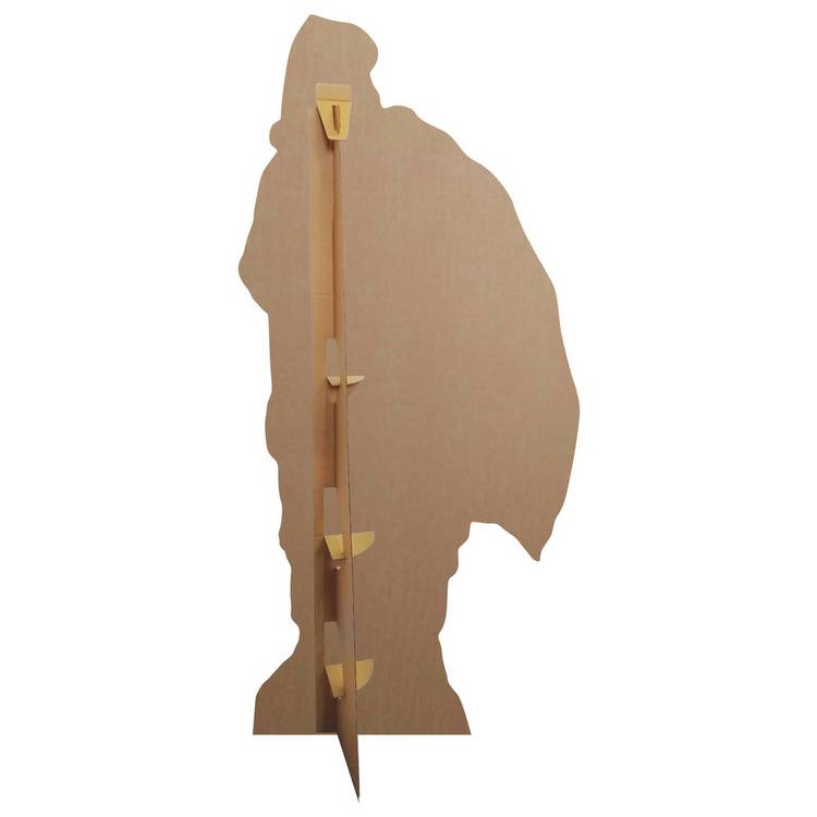 Star Cutouts lifesize Santa cardboard cutout with sack - British product