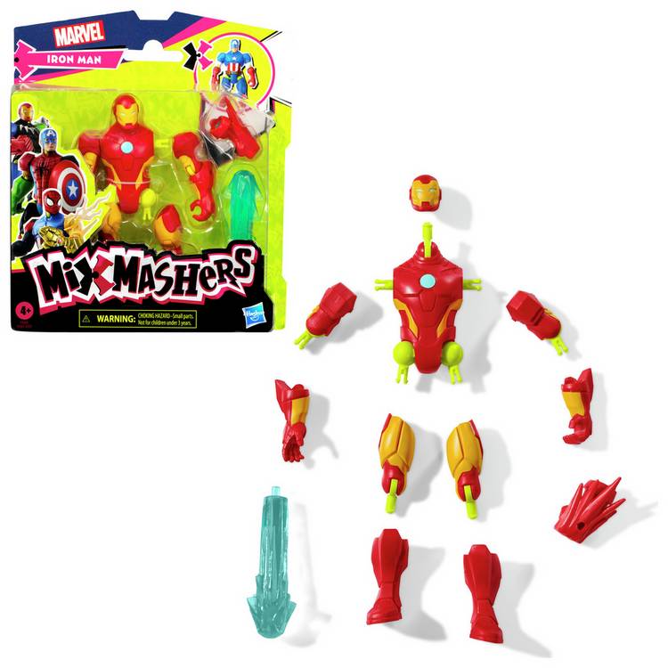 Mixmashers Iron-Man Deluxe action figure 20.3cm - British product