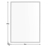 Home Essentials black wall mirror 90x65cm (British brand)