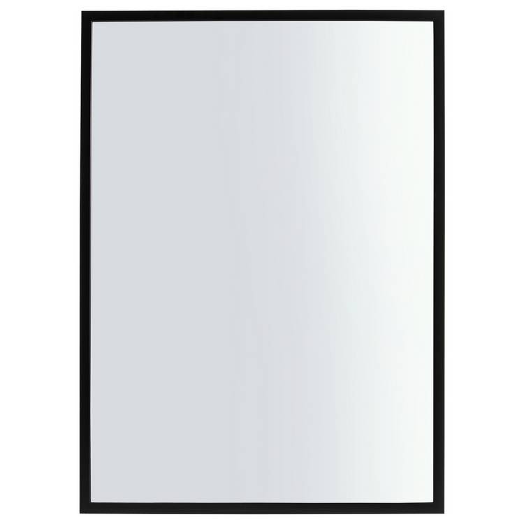 Home Essentials black wall mirror 90x65cm (British brand)