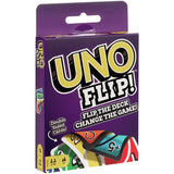 Uno Flip card game with light and dark sides, UK version