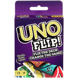 Uno Flip card game with light and dark sides, UK version