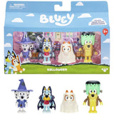 Bluey character figures Halloween party 4 pack, UK version