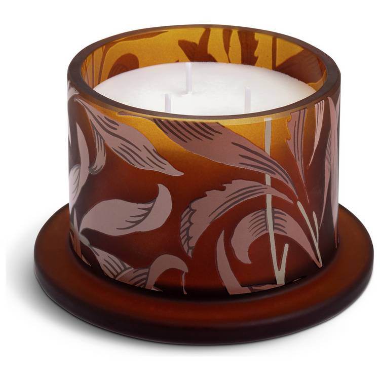 Habitat and Morris & Co large candle oak and fallen acorn (British brand)