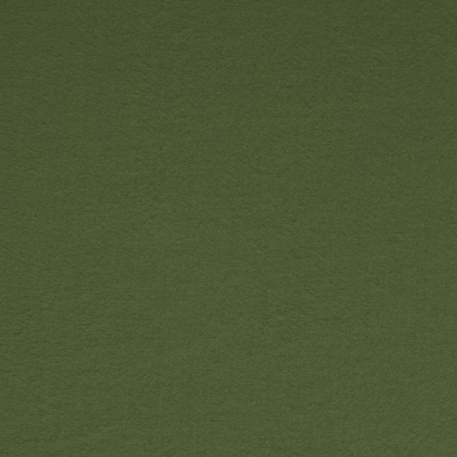Habitat Cotton Brushed Plain Green Fitted Sheet - Double
