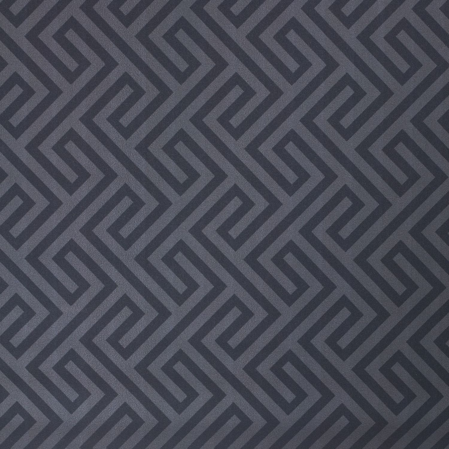 Argos Home Geometric Blackout Navy Roller Blind - 180cm