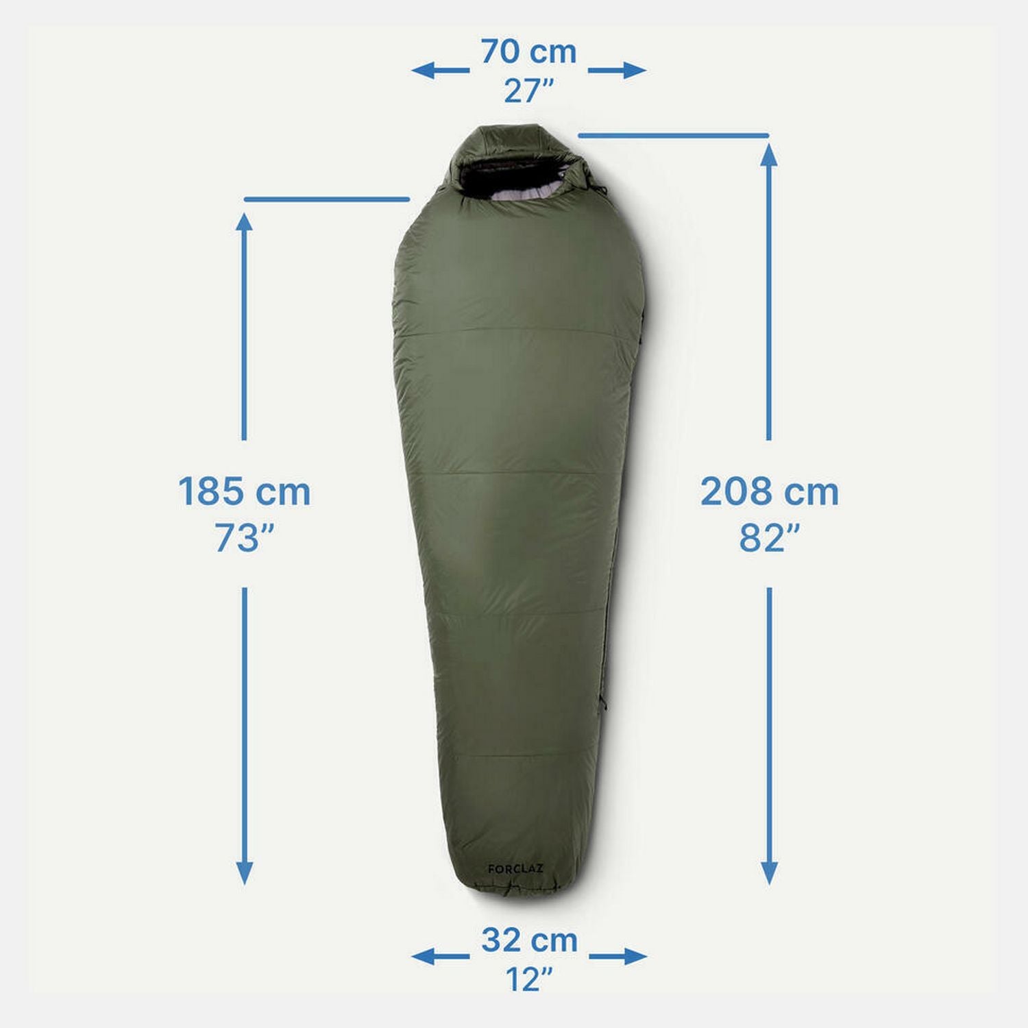 Decathlon MT500 sleeping bag size L - British product