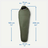Decathlon MT500 sleeping bag size L - British product