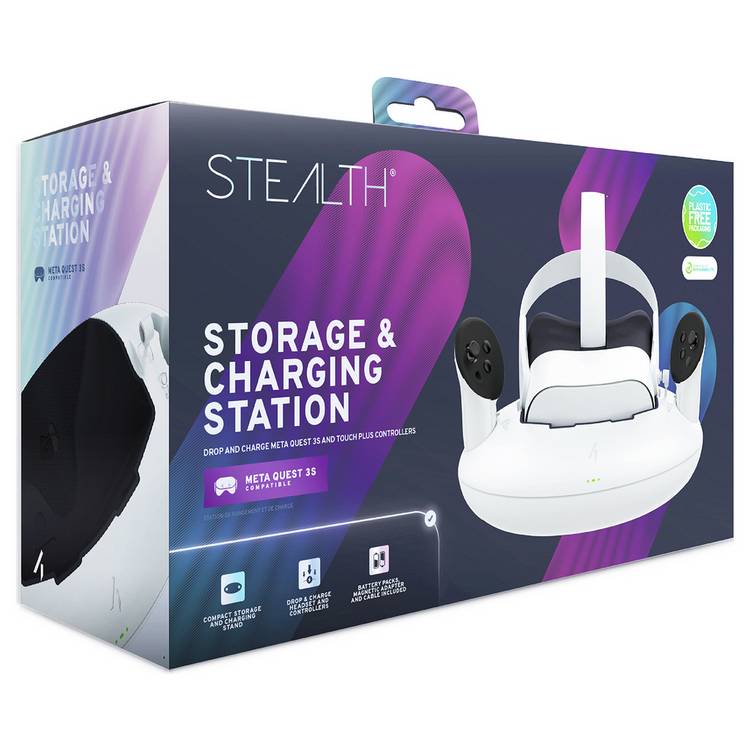 STEALTH charging station for Meta Quest 3S, UK version