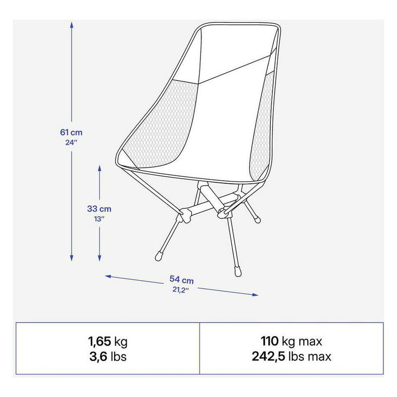 Decathlon low chair MH500 XL, UK version