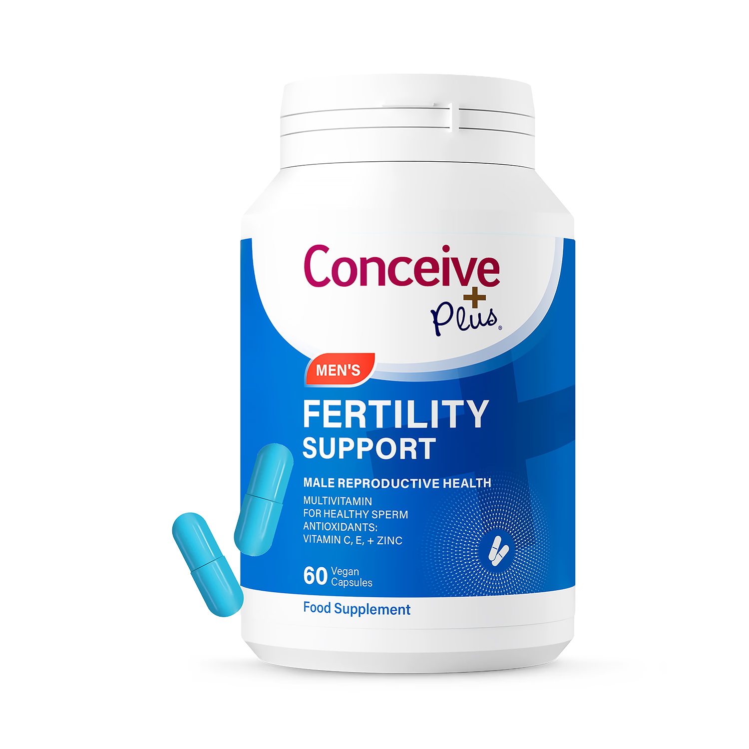 Conceive Plus fertility supplement for men 60 capsules, imported from the UK