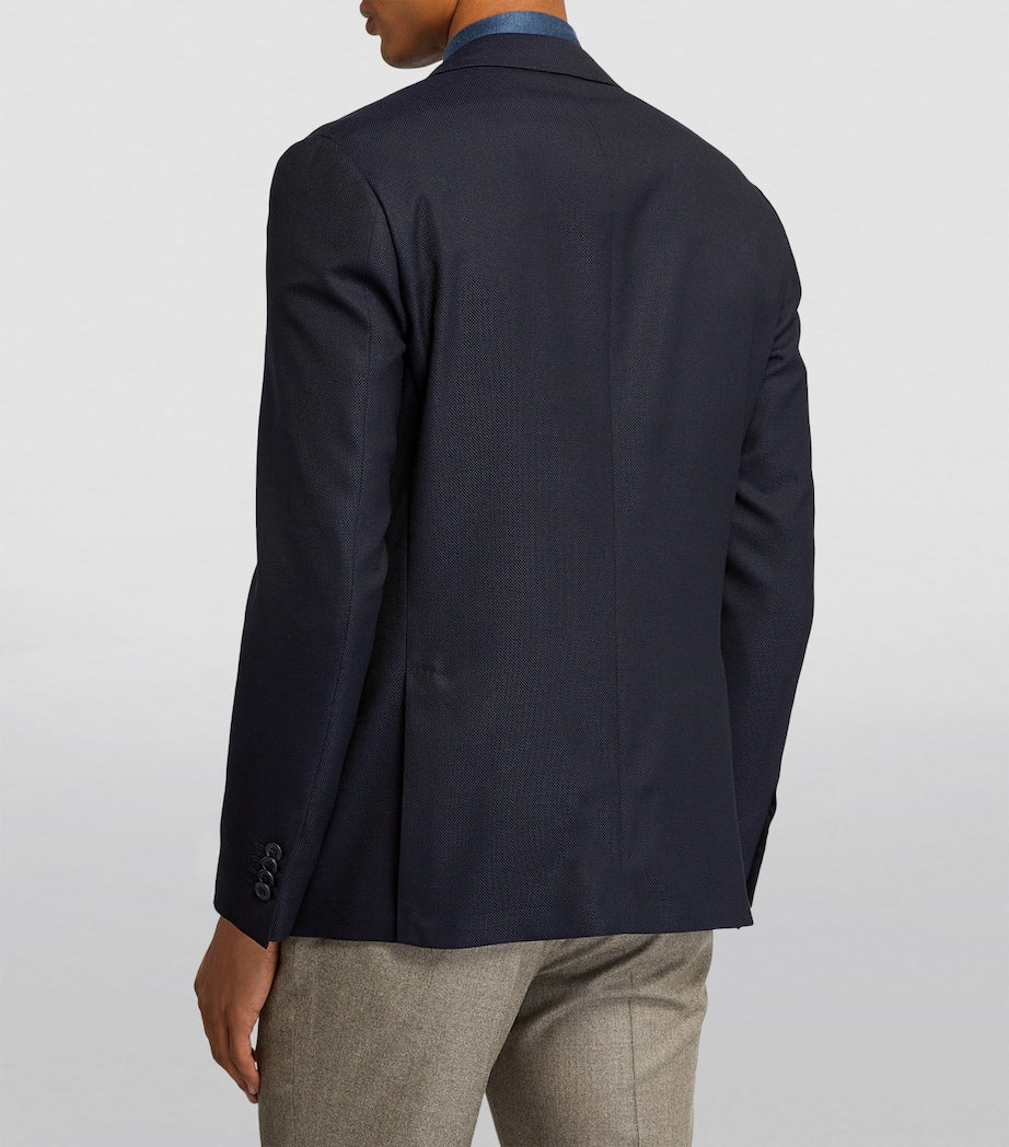 Corneliani hopsack wool blazer - British product