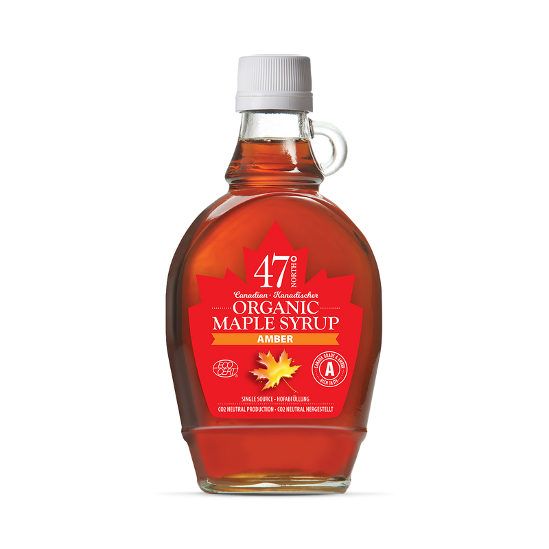 47 North organic maple syrup single source amber rich 250g - British product