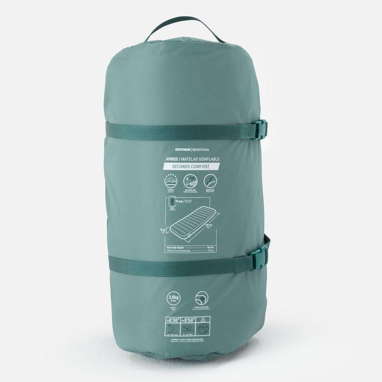 Decathlon inflatable camping mattress 70cm, imported from the UK