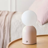 Argos Home pink rechargeable table lamp 20.5cm (British brand)