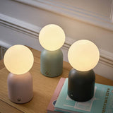 Argos Home pink rechargeable table lamp 20.5cm (British brand)