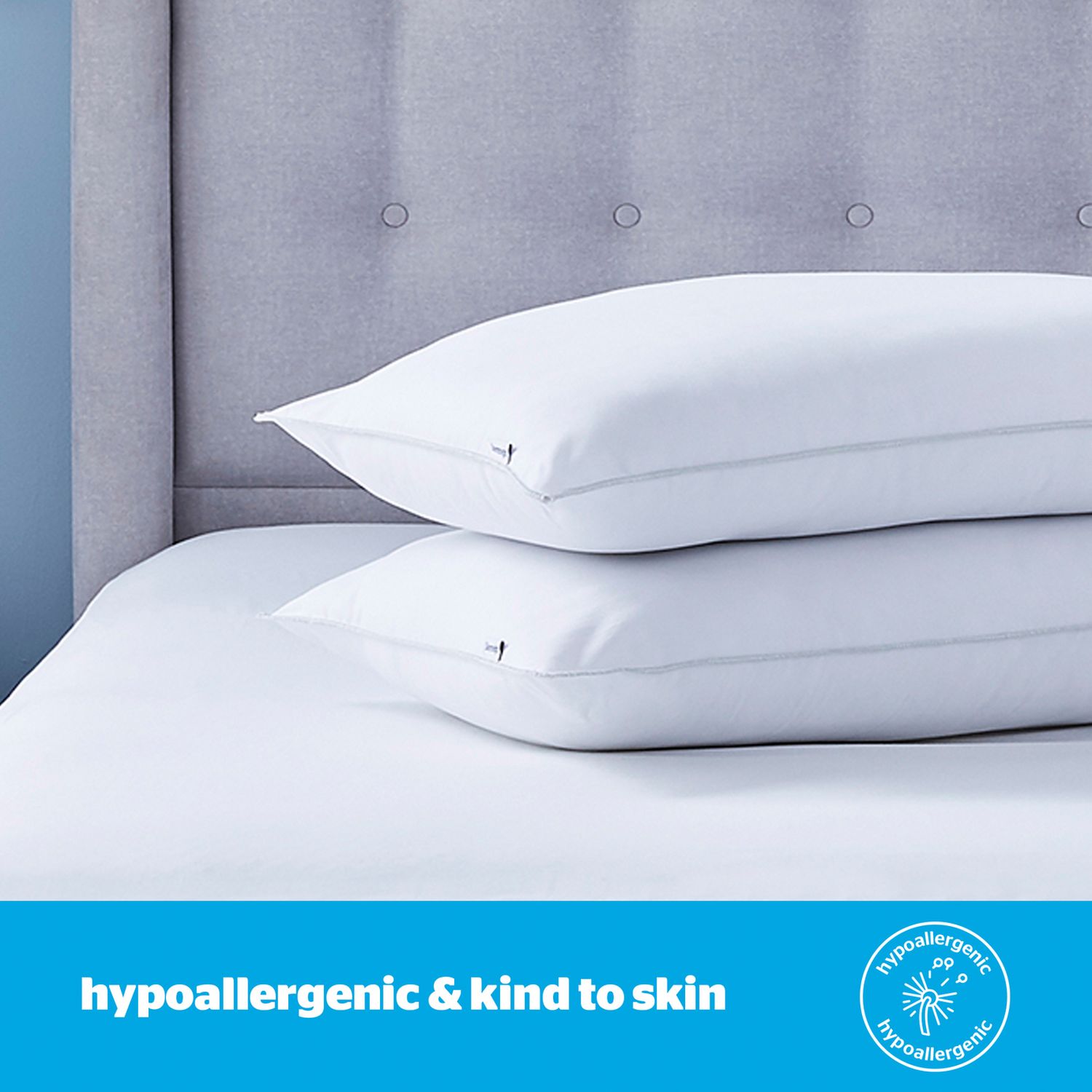 Silentnight Superwash medium firm pillows 2 pack, UK version