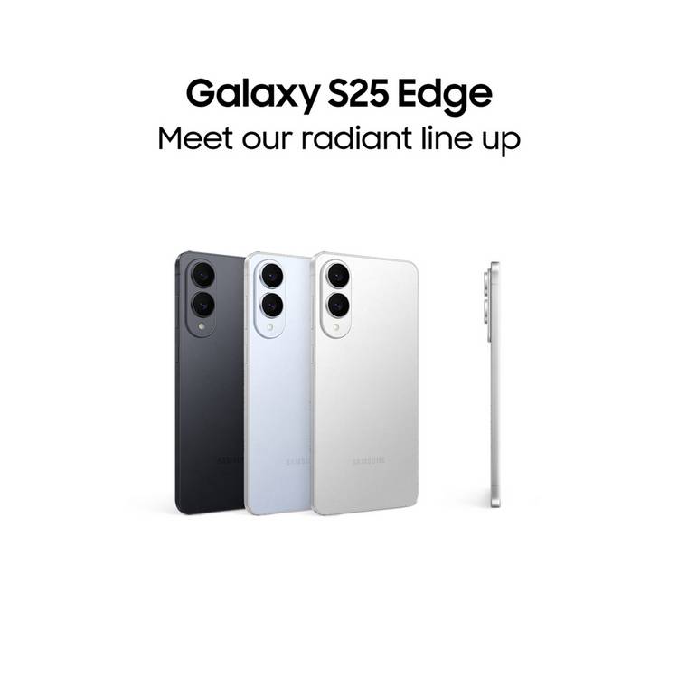 Samsung Galaxy S25 Edge 5G 512GB Icy Blue (British brand)