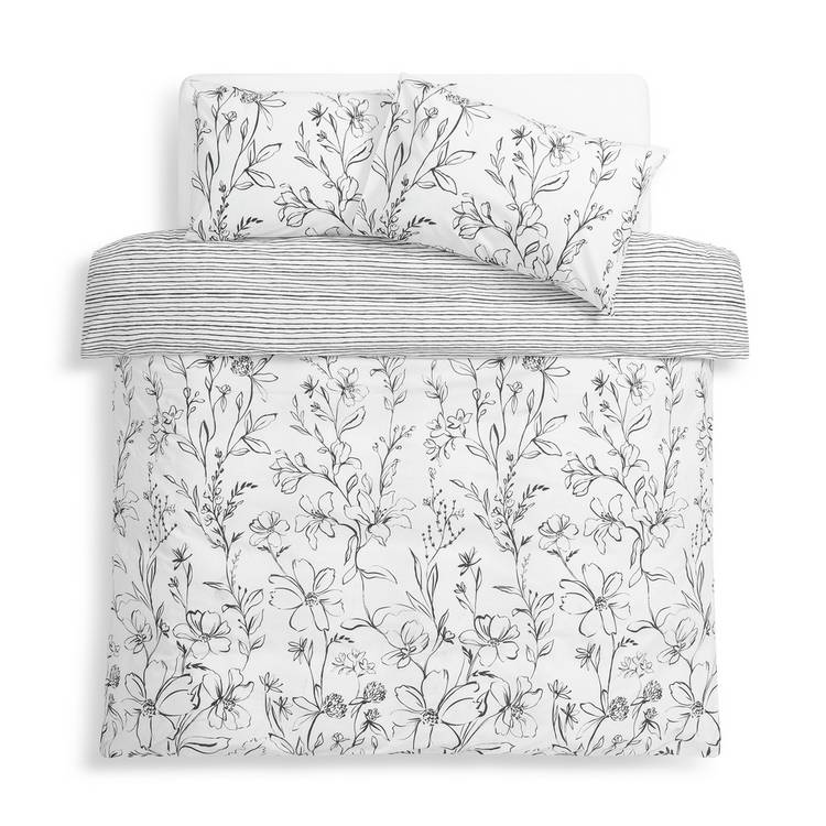 Argos Home floral bedding set single, imported from the UK