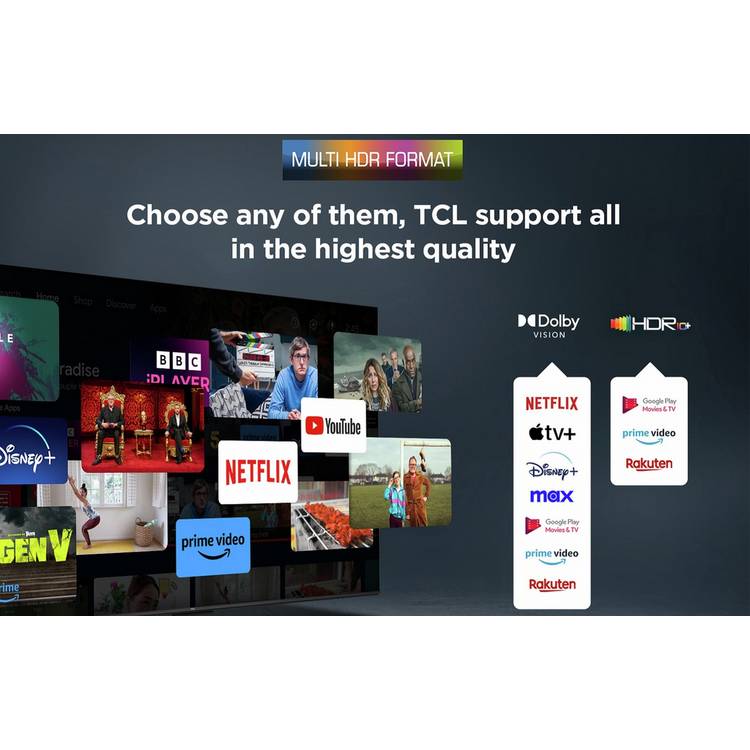 TCL 55P6K 55-inch 4K Smart TV (British brand)
