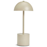 Habitat rechargeable mushroom LED table lamp taupe 31cm (British brand)