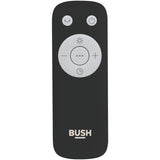 Bush black bladeless tower fan with HEPA filter (British brand)