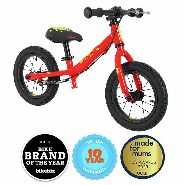 Squish balance bike red 12 inch (British brand)