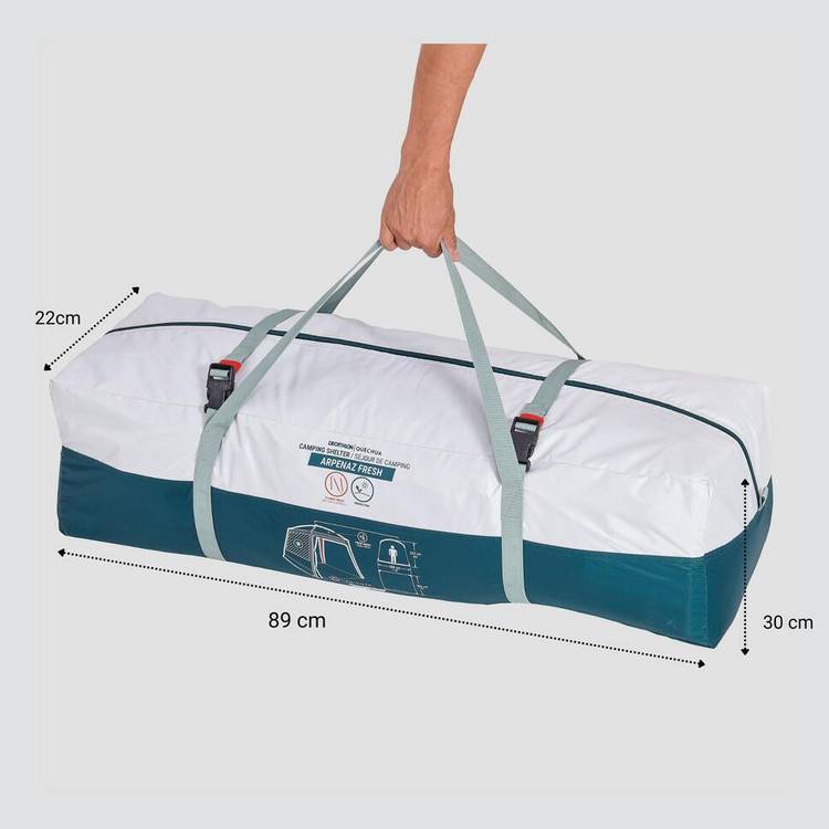 Decathlon camping living room with poles 10-person, UK version