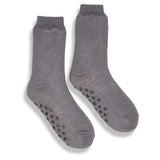 Ribbon Adult Eskimo Style Fleece Socks (4-7) GOODS Superdrug Grey  