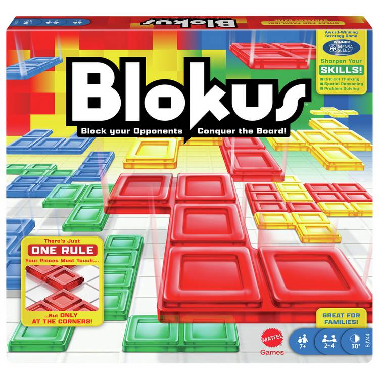 Blokus strategy board game for families (British brand)