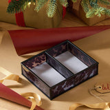 Argos Home black metallic open glass jewellery box, UK version