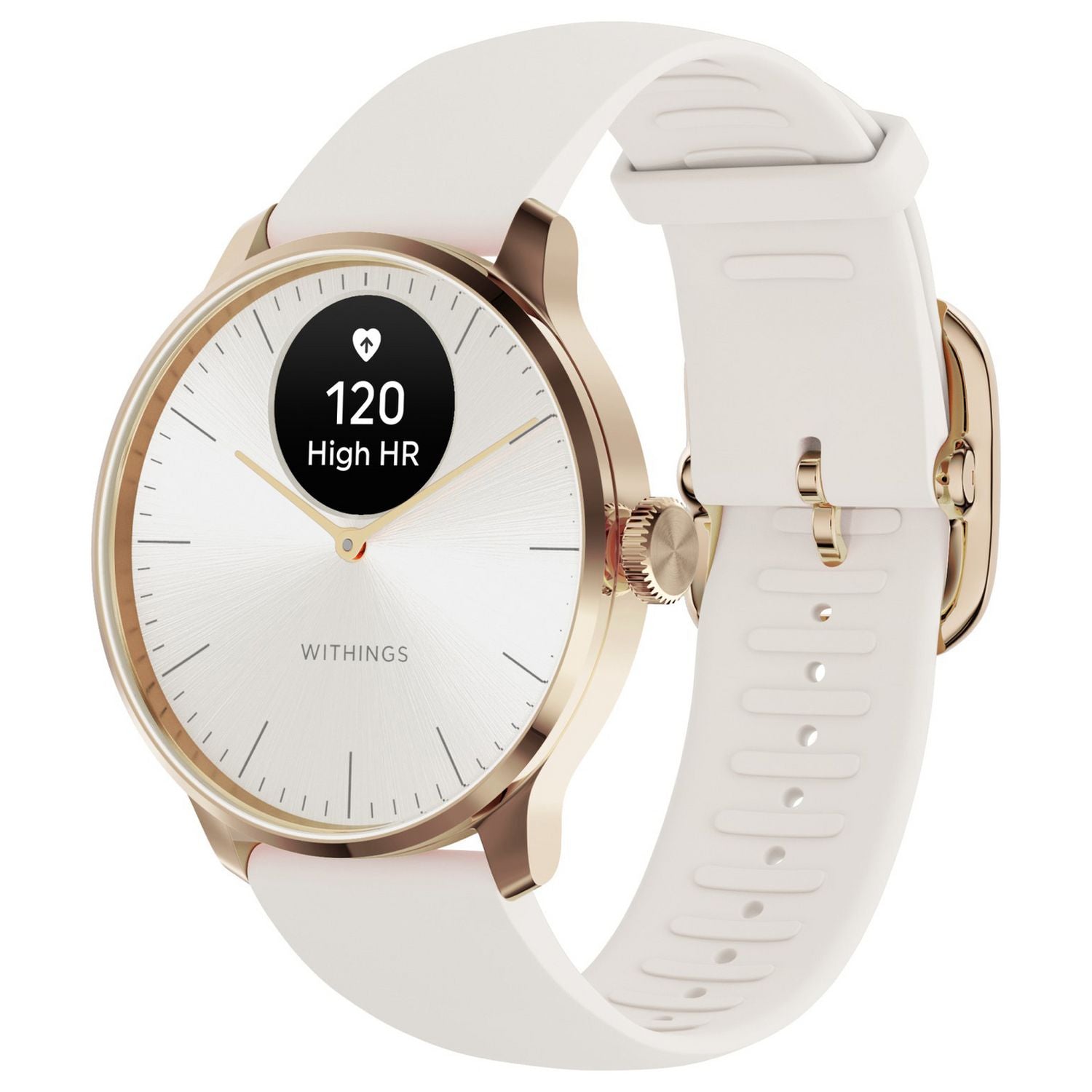 Withings ScanWatch Light 37mm Smart Watch - Sand & Rose Gold