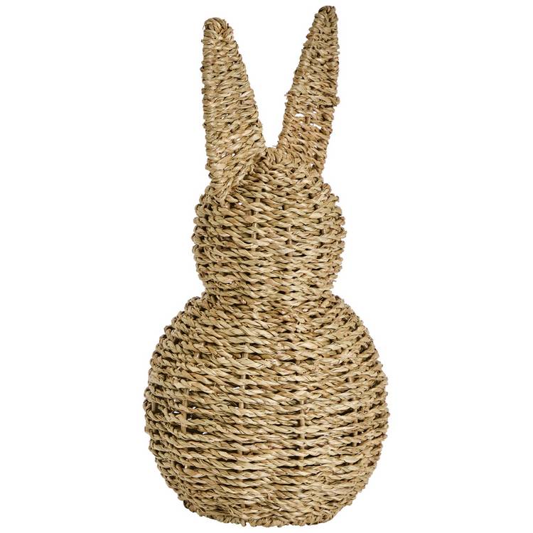 Argos Home wicker bunny Easter decoration, imported from the UK
