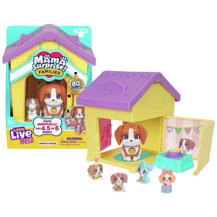 Little Live Pets Mama Surprise Families playset, imported from the UK