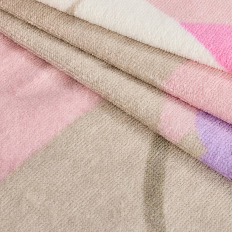 Argos Home hippo wave beach towel pink 150x80cm (British brand)