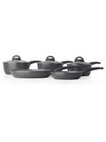 Tower 5 Piece Frying Pan and Saucepan Set (British brand)