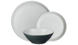 Denby Impression 12 Piece Stoneware Dinner Set - Charcoal GOODS Argos