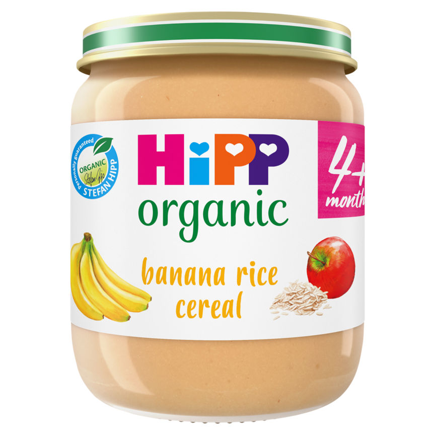 HiPP Banana Rice Breakfast Baby Food Jar 4+ Months