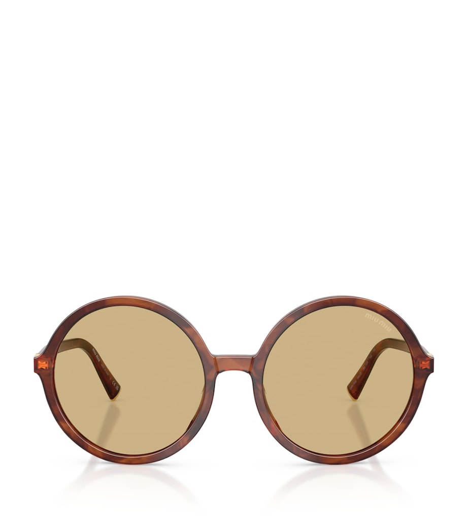 Miu Miu acetate oversized round sunglasses, imported from the UK